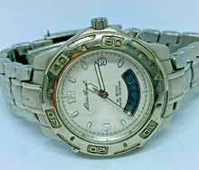 Load image into Gallery viewer, Vintage Eddie Bauer Men 50m Silver Analog Digital Chrono Watch Hours~New Battery
