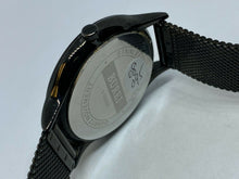 Load image into Gallery viewer, Unused Burei Mens Black Mesh Band Analog Quartz Watch Hours~Date~New Battery
