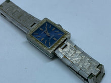 Load image into Gallery viewer, Vintage Hilton Lady 17 Jewel Silver Blue Swiss Hand-Wind Mechanical Watch Hours
