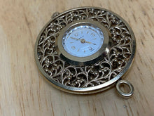 Load image into Gallery viewer, Vintage Caravelle By Bulova Lady Gold Tone Hand-Wind Pendant Pocket Watch Hours
