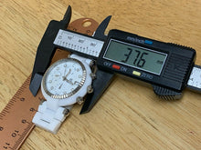 Load image into Gallery viewer, AR-2487 Men Lady Ceramic Analog Quartz Watch Hour~Triple Date~New Battery
