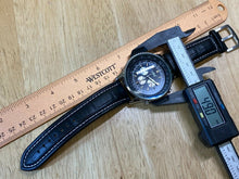 Load image into Gallery viewer, Jaragar Mens Silver Black Moving Bezel Self-Wind Automatic Watch Hours~Day Date
