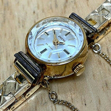 Load image into Gallery viewer, VTG Enicar Lady 25 Jewels 20 Micron Gold Plated Hand-Wind Mechanical Watch Hours
