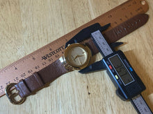 Load image into Gallery viewer, Anne Klein Men Lady Gold Tone Leather Band Analog Quartz Watch Hours~New Battery
