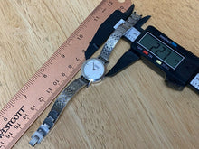 Load image into Gallery viewer, Authentic Coach Lady 30m Silver Steel MOP Dial Analog Quartz Watch Hour~New Batt
