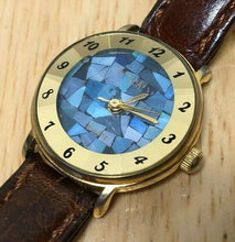 Load image into Gallery viewer, Vintage LA Express Lady Mosaic Dial Prism Crystal Quartz Watch Hours~New Battery
