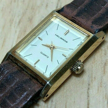 Load image into Gallery viewer, Vintage Helbros Lady Hot Style Rectangle Analog Quartz Watch Hours~New Battery
