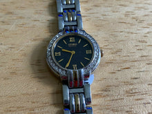 Load image into Gallery viewer, Citizen Eco-Drive B023 Lady Silver Rhinestone Solar Analog Quartz Watch Hours

