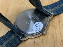 Load image into Gallery viewer, Timex Weekender Indiglo Mens Silver White Analog Quartz Watch Hours~New Battery
