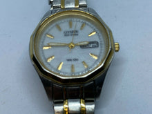 Load image into Gallery viewer, Citizen Eco-Drive E001 Lady Dual Tone Solar Power Analog Quartz Watch Hour~Date
