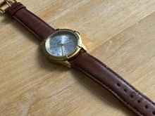 Load image into Gallery viewer, Timex Mens Military Dial Gold-Silver Analog Quartz Watch Hours~Date~New Battery
