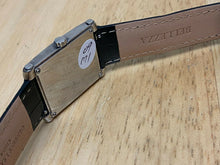 Load image into Gallery viewer, Nautica Men 30m Silver White Rectangle Leather Analog Quartz Watch Hour~New Batt
