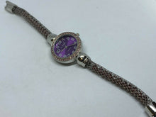 Load image into Gallery viewer, by Hugo Lady Silver Rhinestone Japan Movt Analog Quartz Watch Hours~New Battery
