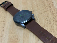 Load image into Gallery viewer, Veley Men Silver 50m Titan-Black Chronograph Analog Quartz Watch Hour~New Batter
