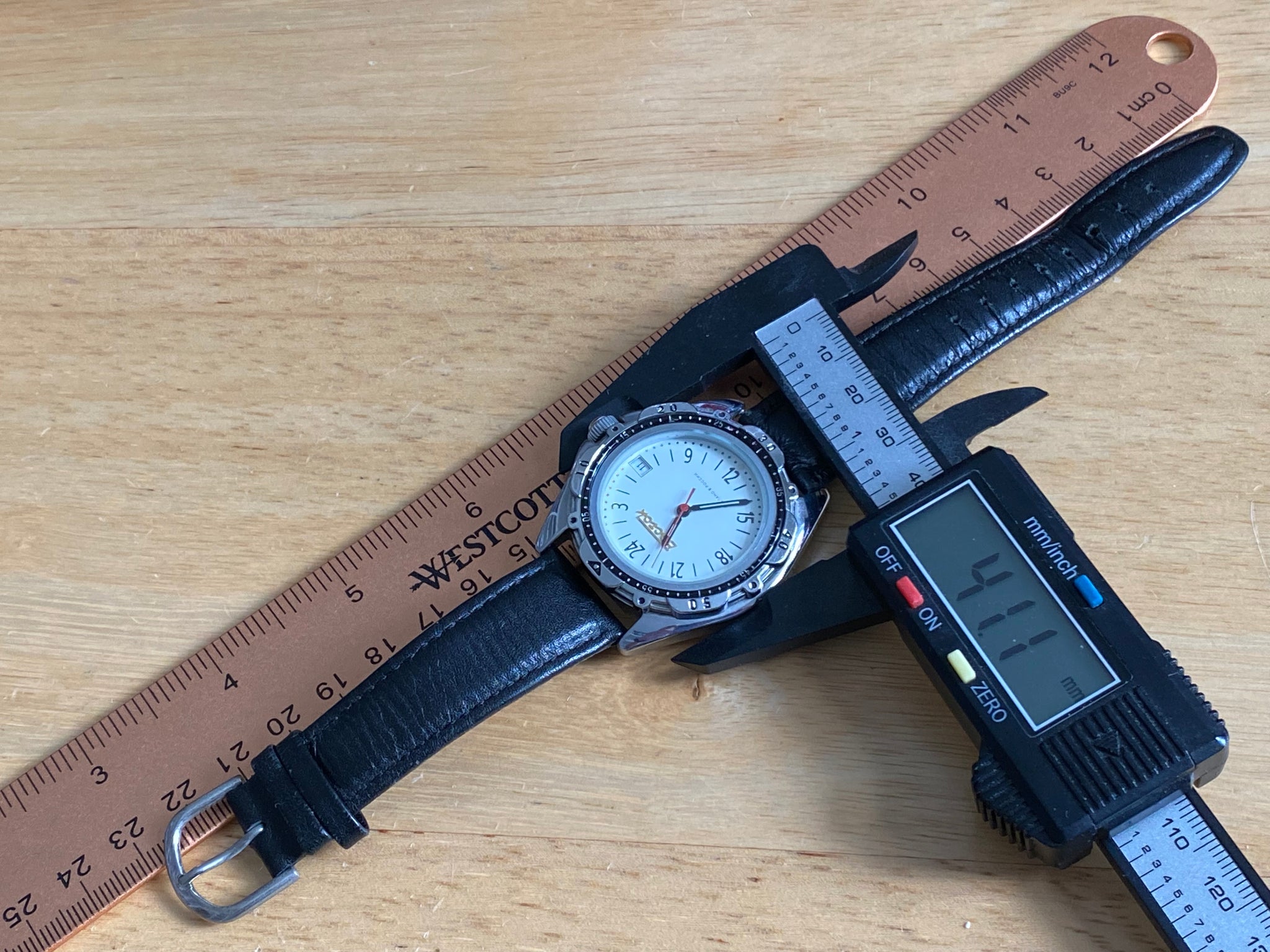 Boctok USSR Men Moving Bezel Screwdown Crown Military Hand-Wind 