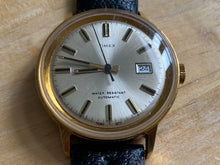 Load image into Gallery viewer, Vintage Timex Viscount Mens Gold Tone Self-Wind Automatic Mechanical Watch Hours
