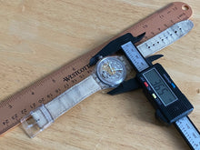 Load image into Gallery viewer, Vintage Swatch Swiss Men 23 Jewels Clear Case Self-Winding Automatic Watch Hours
