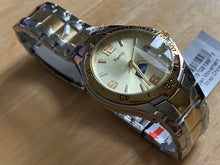 Load image into Gallery viewer, Unused Remix Baird Mens 30m All Steel Dual Tone Analog Quartz Watch Hours~Date~New Battery
