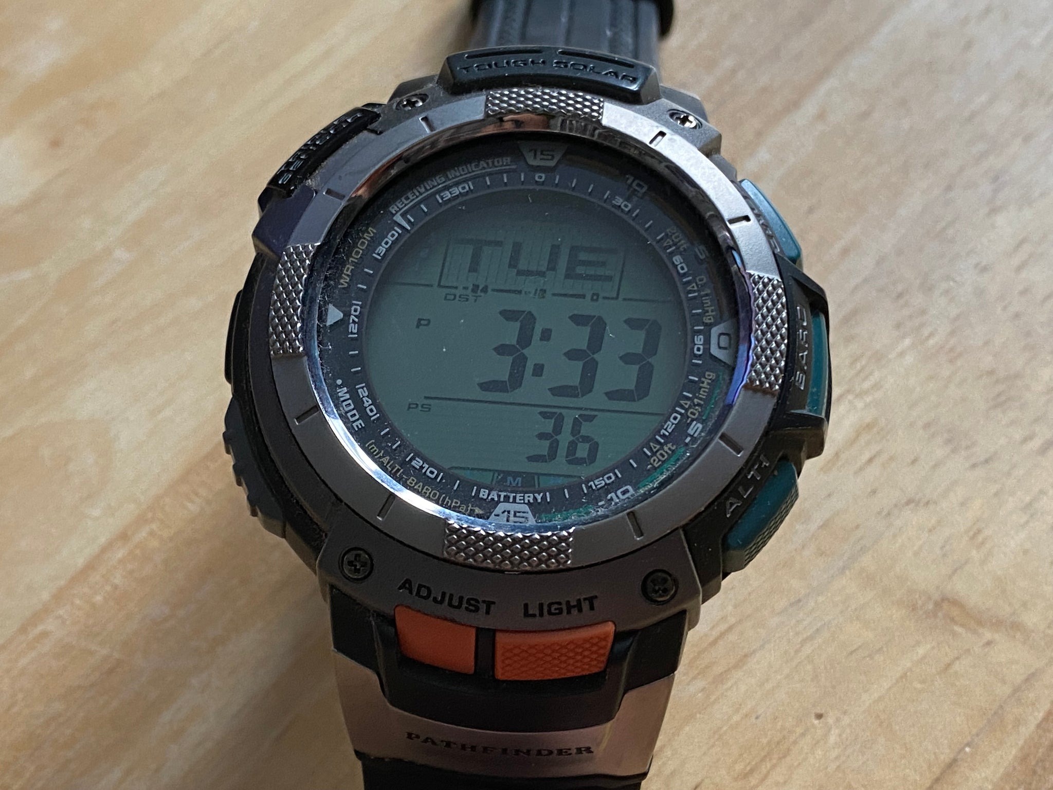 Casio pathfinder hotsell paw 1100